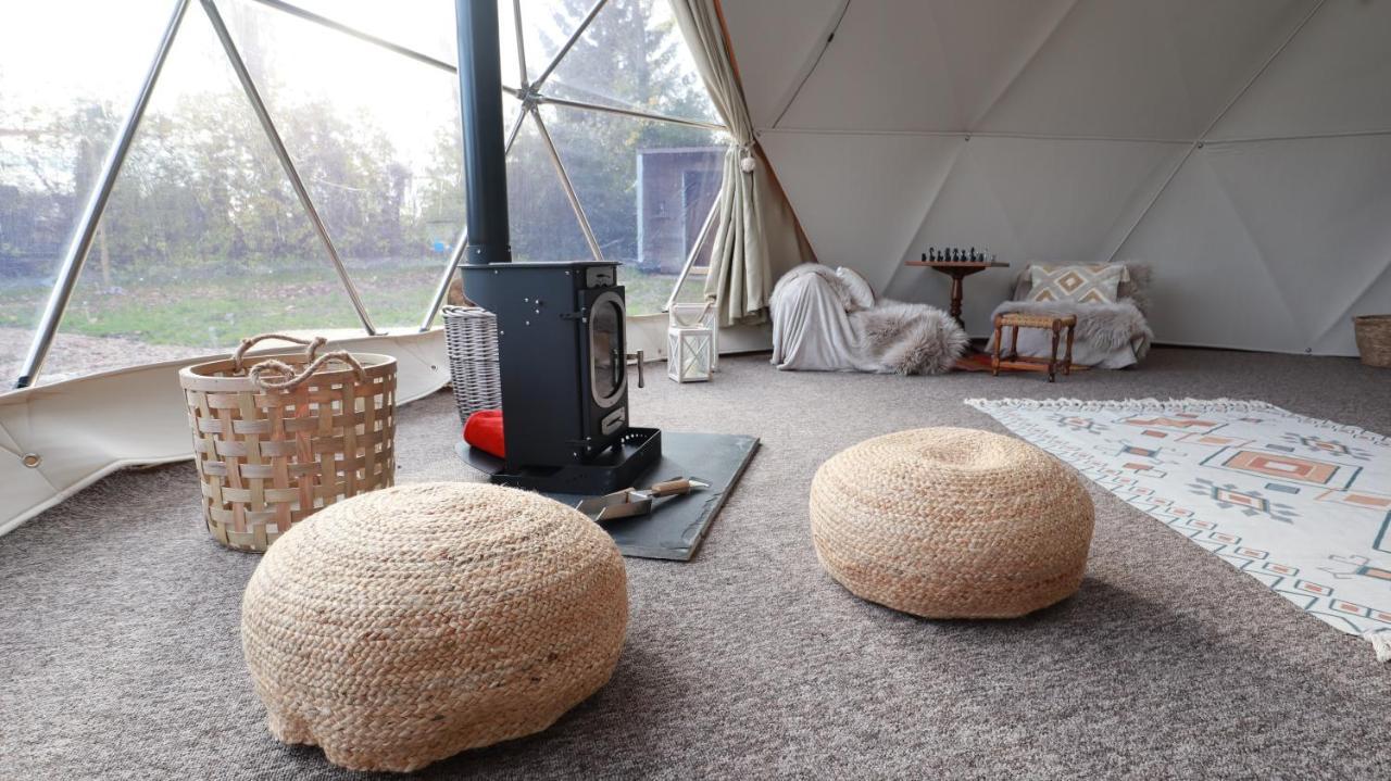 Hotel Luxury Dome With Private Wood-Fired Hot Tub Oxford Exteriér fotografie