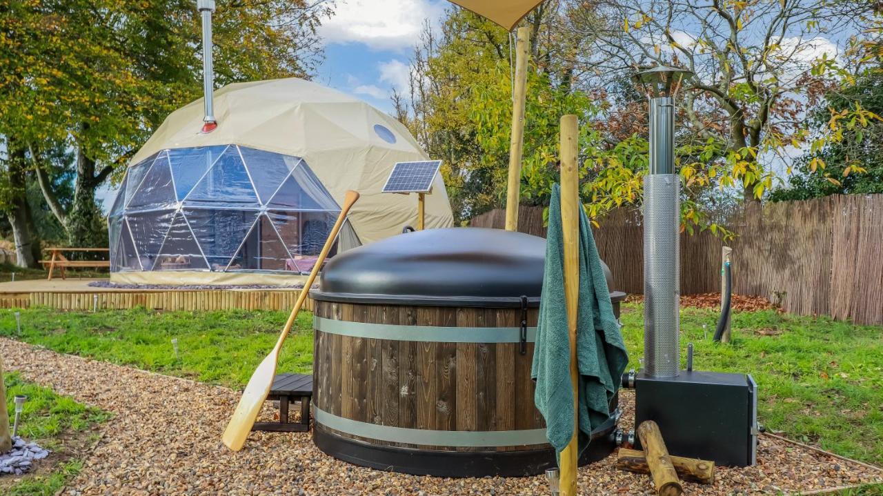 Hotel Luxury Dome With Private Wood-Fired Hot Tub Oxford Exteriér fotografie